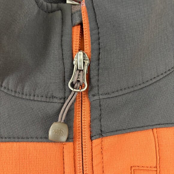 The North Face Men's "Apex Bionic" Soft Shell Jacket in Orange/Gray Size Large - Picture 5 of 14